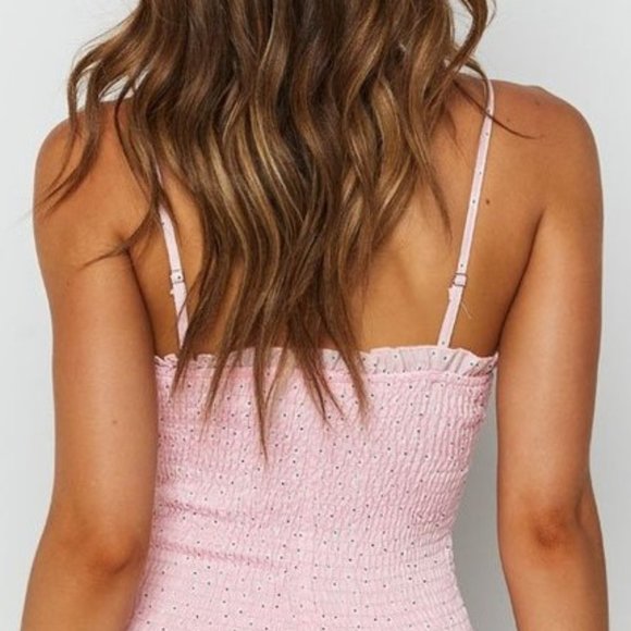 Beginning Boutique Beatrice Pink Print Mini Dress Size AU12 (US Size L) - Picture 8 of 16